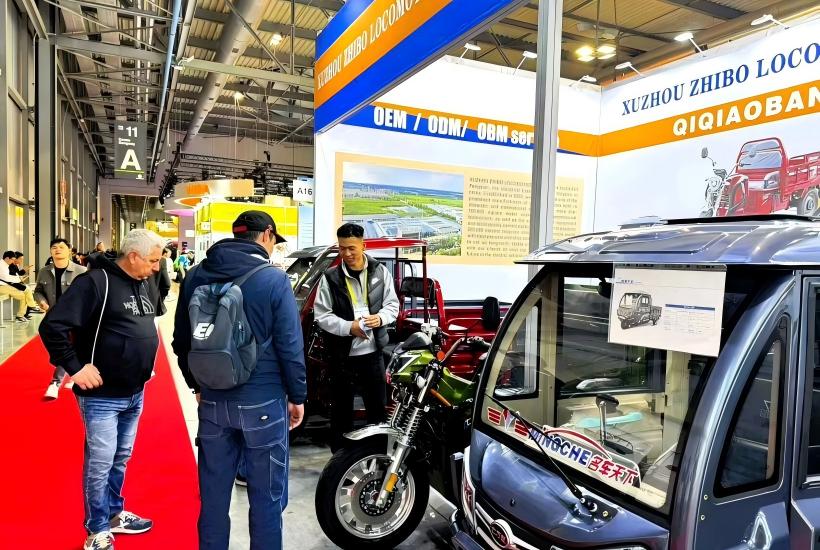 QIQIAOBAN,HUANYU heads to EICMA Milan, Italy.